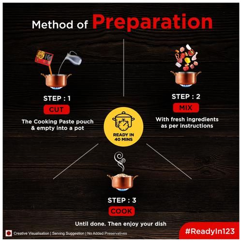 ITC Master Chef Hyderabadi Biryani Cooking Paste - Ready To Cook, 80 g-6.webp